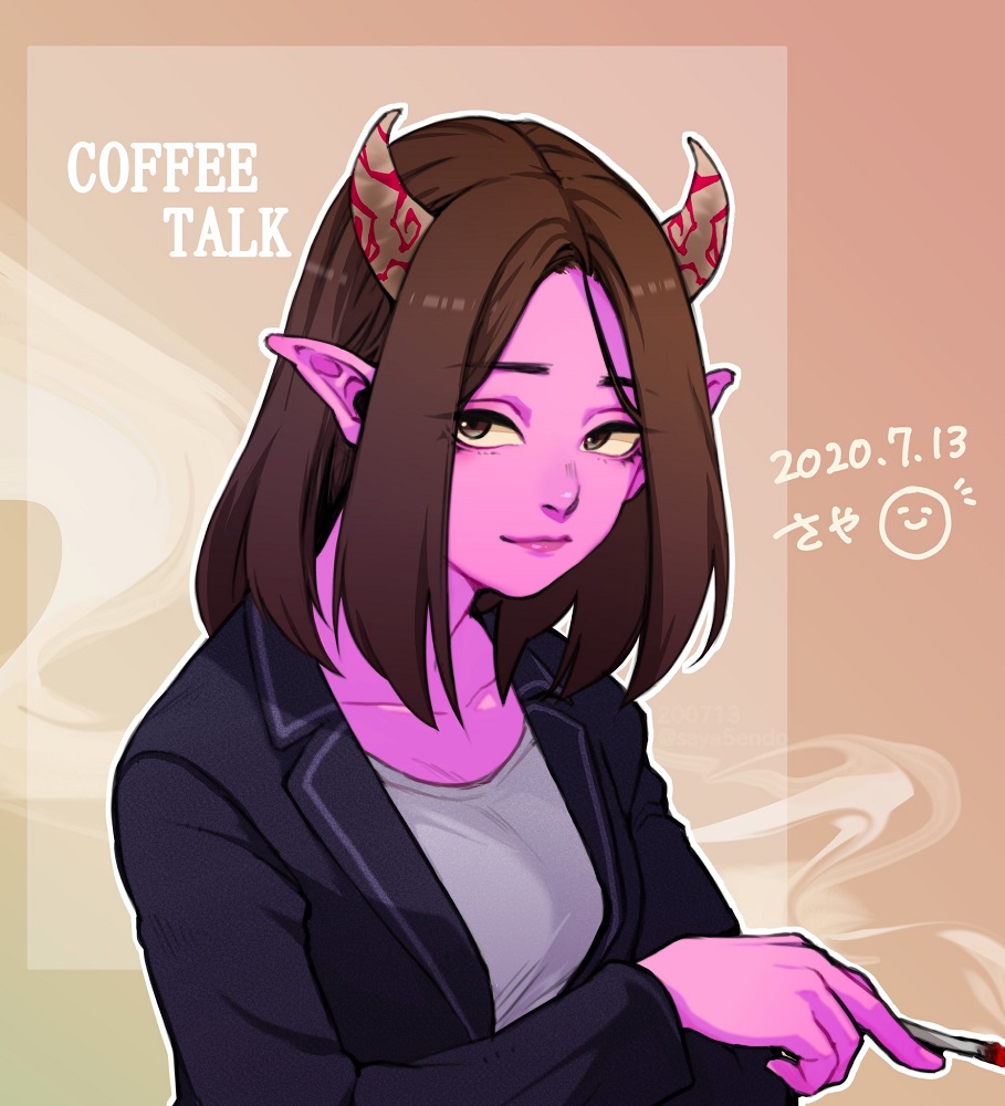 Coffee talk. Coffee talk арты. Coffee talk Луа. Coffee talk Art.